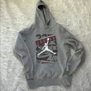 Boys XL JORDAN Hoodie Sweatshirt Gray